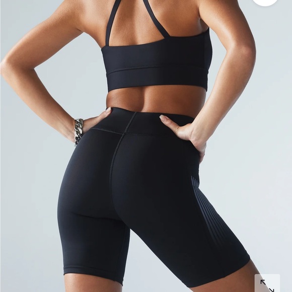 Savage X Fenty Black Caviar Three Piece Workout Set Bundle Trio - Picture 7 of 16